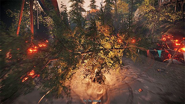 Korzystaj z zamiany w dym by omijać powalone drzewa - Prolog - The Visitors - Opis przejścia - inFamous: Second Son - poradnik, opis przejścia, miasto