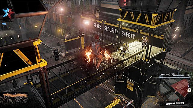 W bazie przebywa kilkunastu wrogich żołnierzy - 1 - Welcome to Seattle - Opis przejścia - inFamous: Second Son - poradnik, opis przejścia, miasto