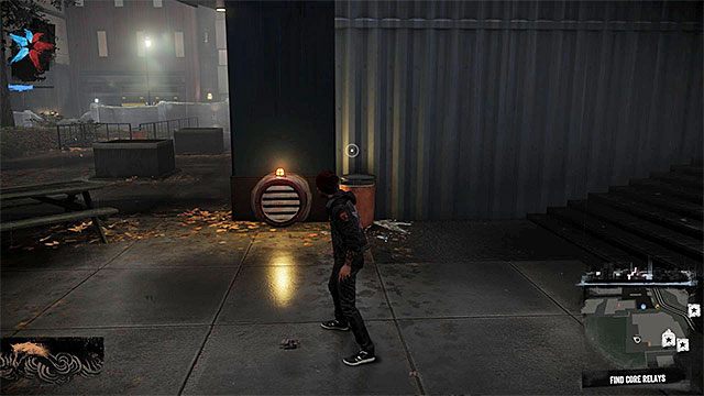 Szyb, dzięki któremu możesz dotrzeć na dach budynku z pierwszym rdzeniem - 2 - Catching Smoke - Opis przejścia - inFamous: Second Son - poradnik, opis przejścia, miasto