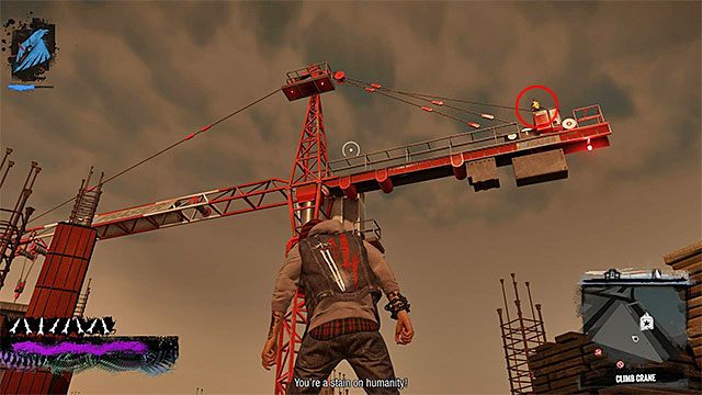 Dźwig, na który musisz się wspiąć - 10 - Reggie takes Flight - Opis przejścia - inFamous: Second Son - poradnik, opis przejścia, miasto