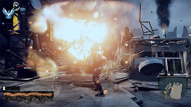 Odpalaj rakiety żeby niszczyć osłonę Augustine - Brooke Augustine #1 - Pojedynki z bossami - inFamous: Second Son - poradnik, opis przejścia, miasto