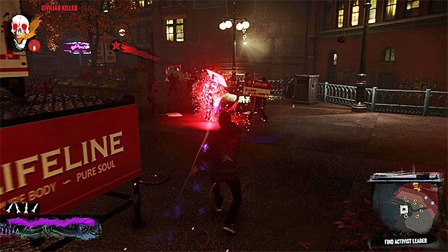 Miejsce zatrzymania ostatniej demonstracji - 7b - Fight Intolerants - Opis przejścia - inFamous: Second Son - poradnik, opis przejścia, miasto