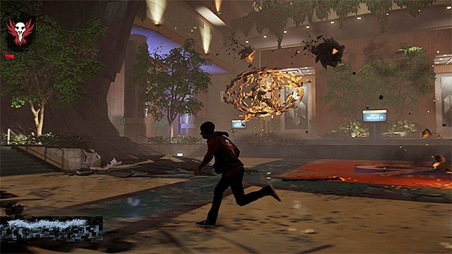 Nie zatrzymuj się nigdzie żeby nie zostać trafionym ogromnym betonowym fragmentem - 17b - Kill Augustine - pokonanie Augustine - Opis przejścia - inFamous: Second Son - poradnik, opis przejścia, miasto