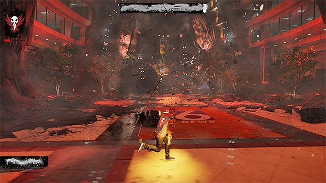 Moc Concrete Shrapnel pozwala na stosowanie prostych ataków dystansowych - 17b - Kill Augustine - pokonanie Augustine - Opis przejścia - inFamous: Second Son - poradnik, opis przejścia, miasto