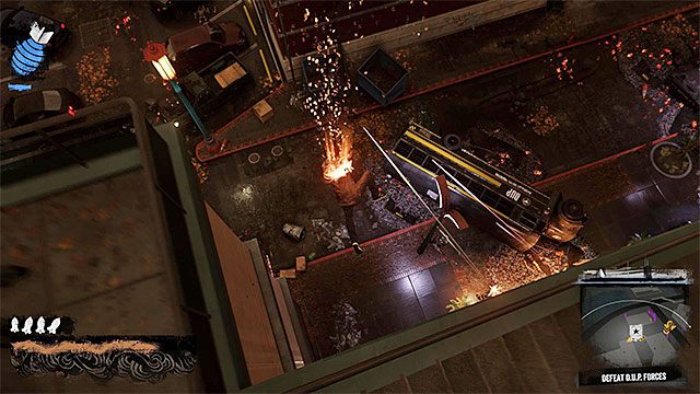 Skupiaj się na atakowaniu żołnierzy D.U.P. - 9 - The Fan - Opis przejścia - inFamous: Second Son - poradnik, opis przejścia, miasto