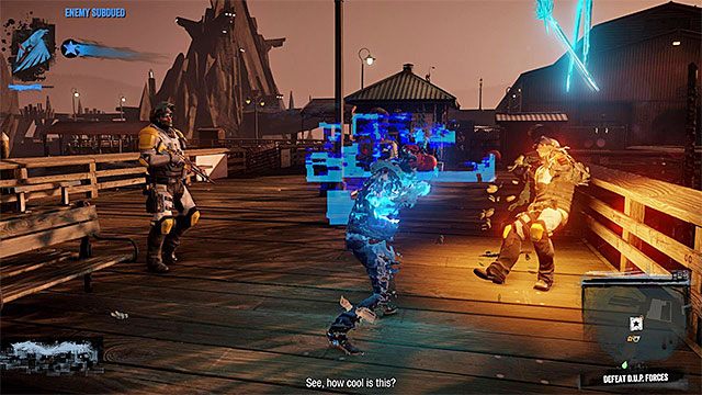 Zbliżaj się do wrogów dzięki używaniu niewidzialności i atakuj ich z zaskoczenia - 12 - Zero to Hero - Opis przejścia - inFamous: Second Son - poradnik, opis przejścia, miasto