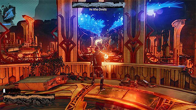 Wyprowadzaj ataki dystansowe, stopniowo osłabiając bossa - Anioł (He Who Dwells) - Pojedynki z bossami - inFamous: Second Son - poradnik, opis przejścia, miasto