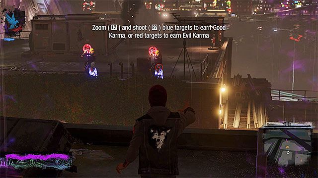 Celuj w części ciała powiązane z obraną ścieżką karmy - 6 - Light It Up - Opis przejścia - inFamous: Second Son - poradnik, opis przejścia, miasto