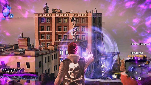 Urządzenia zakłócające nie są zbyt dobrze pilnowane - Downtown - Trudniejsze aktywności - Miasto - inFamous: Second Son - poradnik, opis przejścia, miasto
