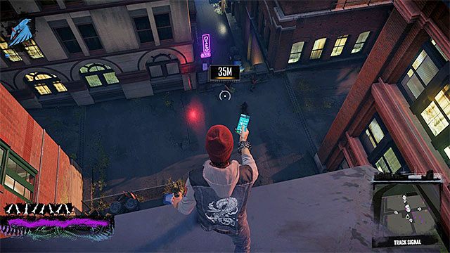 Bandyci rozstawili się w bocznej alejce - Rozdział 1, część 2 - czynności do wykonania w grze - Tajemnice inFamous (inFamous Paper Trail) - inFamous: Second Son - poradnik, opis przejścia, miasto