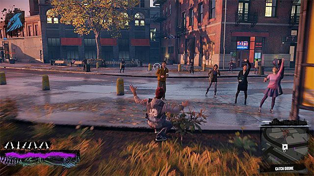 Nie pozwalaj na to żeby śledzony dron oddalił się od Delsina - Rozdział 1, część 2 - czynności do wykonania w grze - Tajemnice inFamous (inFamous Paper Trail) - inFamous: Second Son - poradnik, opis przejścia, miasto