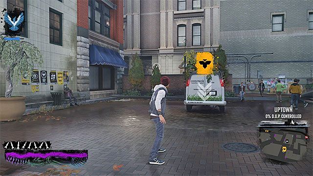 Musisz powrócić do furgonetki śledzonej w poprzedniej misji - Rozdział 5, część 3 - czynności do wykonania w grze - Tajemnice inFamous (inFamous Paper Trail) - inFamous: Second Son - poradnik, opis przejścia, miasto