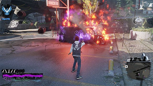 Wysadzaj w powietrze odnajdywane pojazdy - Rozdział 5, część 3 - czynności do wykonania w grze - Tajemnice inFamous (inFamous Paper Trail) - inFamous: Second Son - poradnik, opis przejścia, miasto