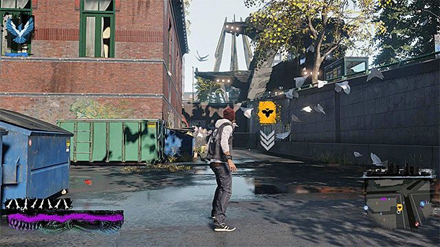 Miejsce rozpoczęcia szóstego rozdziału - Rozdział 6, część 1 - czynności do wykonania w grze - Tajemnice inFamous (inFamous Paper Trail) - inFamous: Second Son - poradnik, opis przejścia, miasto