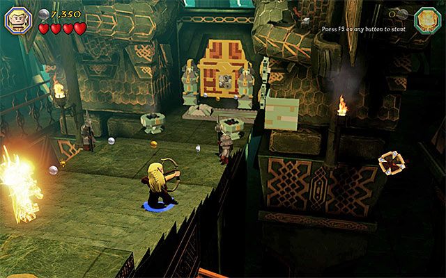 Wymagania: łuk (np - Etap 1 (Greatest Kingdom in Middle-Earth) | Główne etapy - Sekrety - LEGO The Hobbit - poradnik do gry