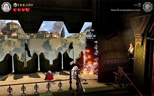 Brama nadająca się do zniszczenia - Etap 1 (Greatest Kingdom in Middle-Earth) | Główne etapy - Sekrety - LEGO The Hobbit - poradnik do gry