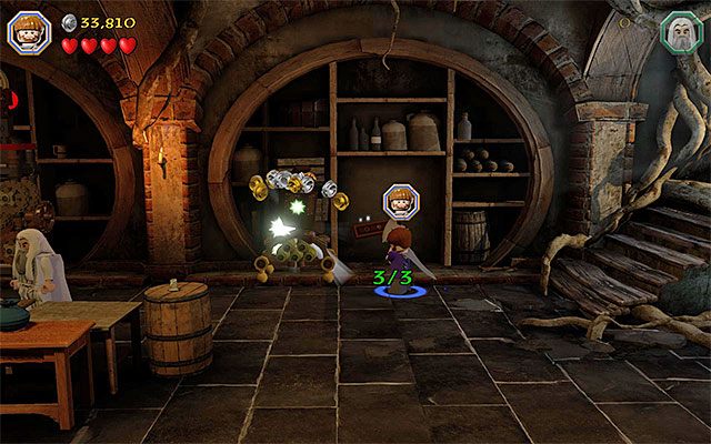 Jeden z pozostałych stojaków - Etap 2 (An Unexpected Party) | Główne etapy - Sekrety w LEGO The Hobbit - LEGO The Hobbit - poradnik do gry