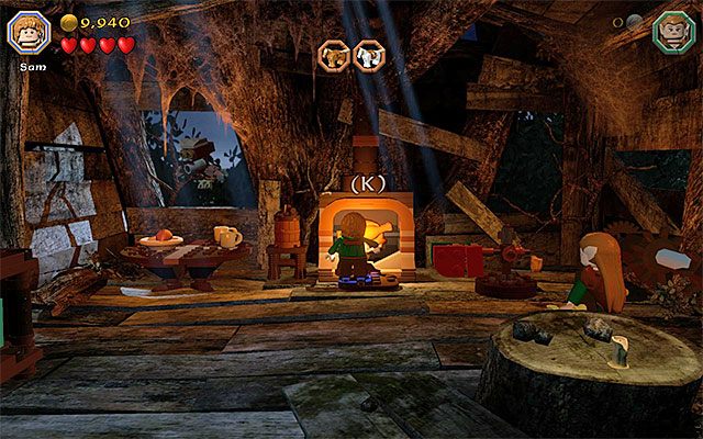 Miejsce użycia umiejętności Sama - Etap 4 (Roast Mutton) | Główne etapy - Sekrety w LEGO The Hobbit - LEGO The Hobbit - poradnik do gry
