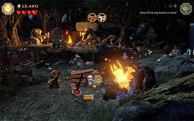 Użyj ostrza Saurona - Etap 4 (Roast Mutton) | Główne etapy - Sekrety w LEGO The Hobbit - LEGO The Hobbit - poradnik do gry