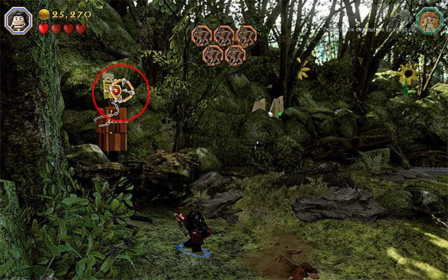 Tarcza jest po lewej stronie - Etap 5 (The Troll Hoard) | Główne etapy - Sekrety - LEGO The Hobbit - poradnik do gry