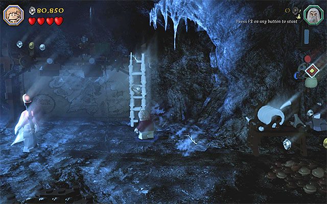 Załóż pierścień i zbuduj drabinę - Etap 6 (Over Hill and Under Hill) | Główne etapy - Sekrety w LEGO The Hobbit - LEGO The Hobbit - poradnik do gry
