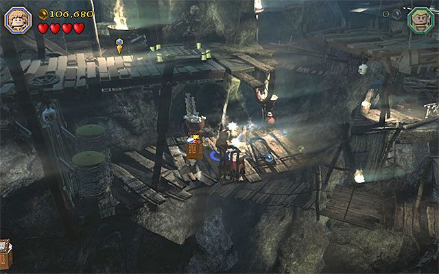 Wystarczy założyć pierścień i podejść do minizestawu - Etap 7 (Goblin-town) | Główne etapy - Sekrety w LEGO The Hobbit - LEGO The Hobbit - poradnik do gry