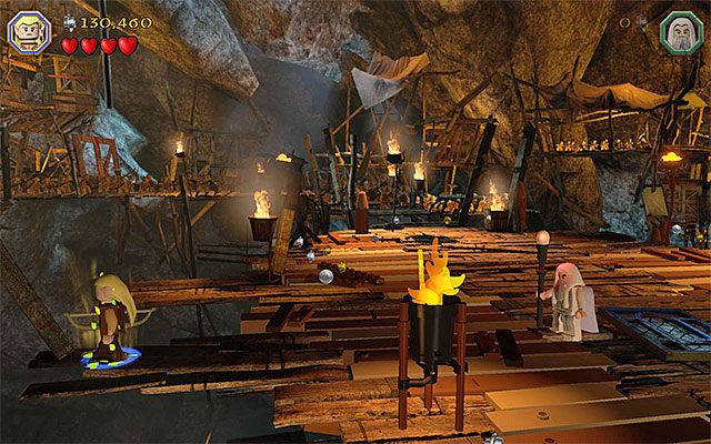 Miejsce wykonania skoku - Etap 7 (Goblin-town) | Główne etapy - Sekrety w LEGO The Hobbit - LEGO The Hobbit - poradnik do gry