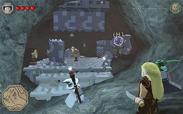 Trafiaj magicznymi pociskami w niebieskie sfery - Odnajdywanie schematów (1-8) | Śródziemie - Schematy w LEGO The Hobbit - LEGO The Hobbit - poradnik do gry