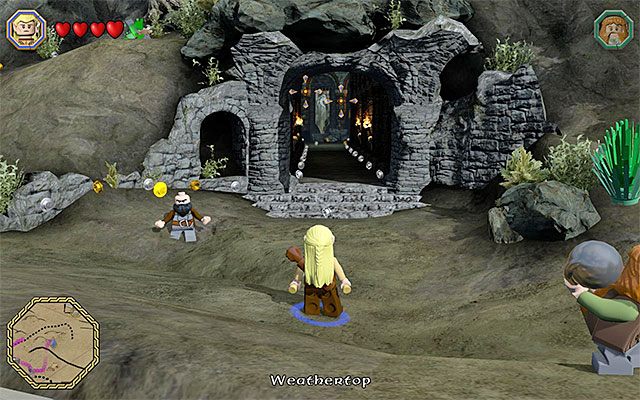 Lokalizacja: Wichrowy Czub - Odnajdywanie mithrilowych klocków (1-15) | Śródziemie - Mithrilowe klocki LEGO - LEGO The Hobbit - poradnik do gry