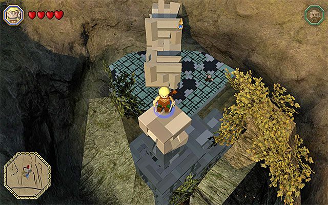Końcowa część wspinaczki - Odnajdywanie mithrilowych klocków (1-15) | Śródziemie - Mithrilowe klocki LEGO - LEGO The Hobbit - poradnik do gry