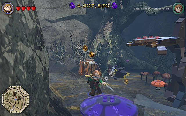 Ranna sowa - Odnajdywanie mithrilowych klocków (31-45) | Śródziemie - Mithrilowe klocki LEGO - LEGO The Hobbit - poradnik do gry
