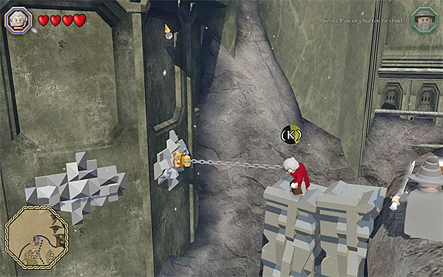 Miejsce użycia cepa - Odnajdywanie mithrilowych klocków (46-60) | Śródziemie - Mithrilowe klocki LEGO - LEGO The Hobbit - poradnik do gry