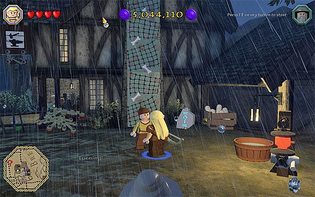 Ściana zarezerwowana dla goblina - Odnajdywanie mithrilowych klocków (61-65) | Śródziemie - Mithrilowe klocki LEGO - LEGO The Hobbit - poradnik do gry