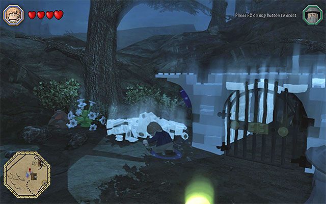 Załóż pierścień i zbuduj mechanizm - Odnajdywanie mithrilowych klocków (61-65) | Śródziemie - Mithrilowe klocki LEGO - LEGO The Hobbit - poradnik do gry