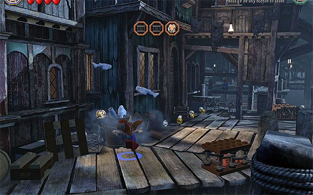 Przykładowa beczka z rybami - Białe pytajniki - opisy przejścia zadań (21-40) | Śródziemie - Zadania poboczne - LEGO The Hobbit - poradnik do gry