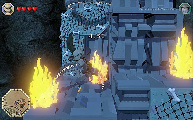 Uważaj po drodze na ogień - Białe pytajniki - opisy przejścia zadań (21-40) | Śródziemie - Zadania poboczne - LEGO The Hobbit - poradnik do gry
