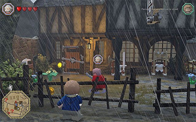 Siedziba kowala w Bree - Czerwone pytajniki | Śródziemie - Zadania poboczne w LEGO The Hobbit - LEGO The Hobbit - poradnik do gry