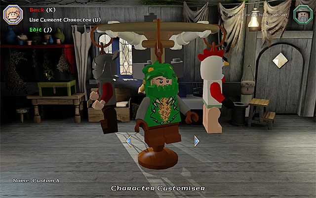 Przykładowa zmodyfikowana postać - Śródziemie - Ważne lokacje | Podstawy rozgrywki w LEGO The Hobbit - LEGO The Hobbit - poradnik do gry