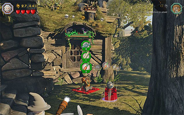 Podaruj żywność Bomburowi - Etap 9 (Queer Lodgings) - Chatka w lesie | Opis przejścia LEGO The Hobbit - LEGO The Hobbit - poradnik do gry