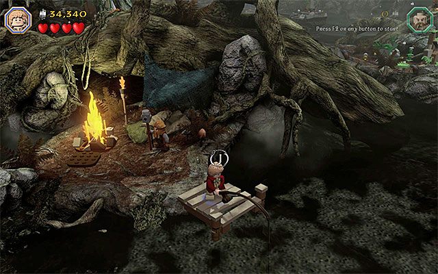 Molo, na którym należy zaliczyć mini-grę wędkarską - Etap 10 (Flies and Spiders) - Mroczna Puszcza | Opis przejścia LEGO The Hobbit - LEGO The Hobbit - poradnik do gry