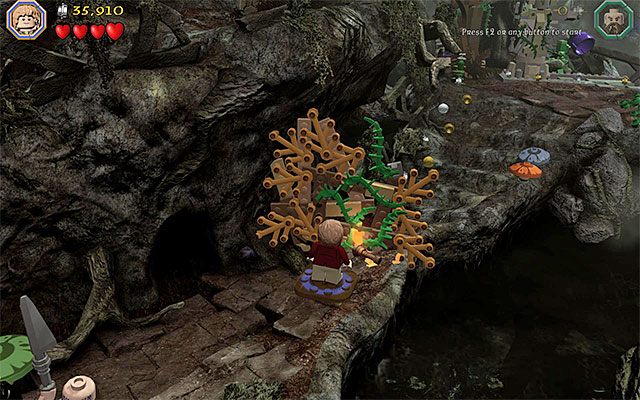 Musisz podpalić barykadę - Etap 10 (Flies and Spiders) - Mroczna Puszcza | Opis przejścia LEGO The Hobbit - LEGO The Hobbit - poradnik do gry