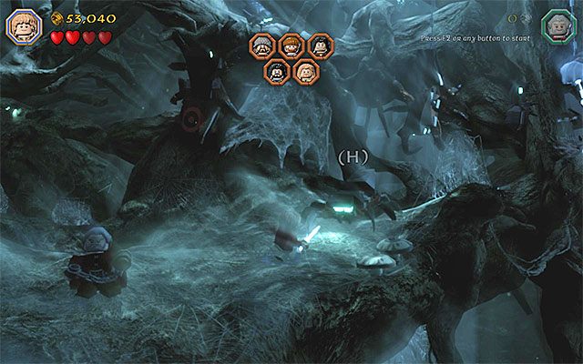 W jaskini pająków do uratowania jest pięciu sojuszników - Etap 10 (Flies and Spiders) - Jaskinia pająków | Opis przejścia LEGO The Hobbit - LEGO The Hobbit - poradnik do gry