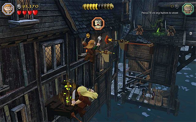 Polegaj na dalekich skokach elfów - Etap 12 (A Warm Welcome) - Pojedynek z Bolgiem | Opis przejścia LEGO The Hobbit - LEGO The Hobbit - poradnik do gry