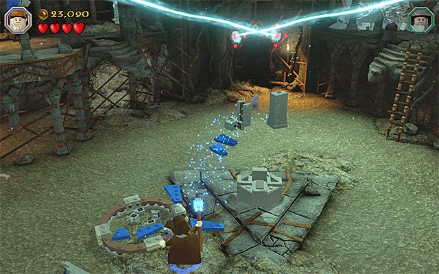 Miejsce zbudowania trzeciej wieży - Etap 14 (The Necromancer) - Zewnętrzna część twierdzy | Opis przejścia - LEGO The Hobbit - poradnik do gry