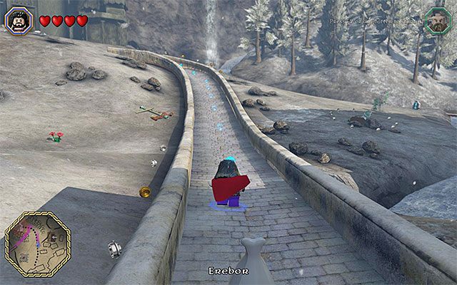 Ścieżka prowadząca do miejsca rozpoczęcia kolejnej misji - Śródziemie - Przeprawa przez Dale | Opis przejścia LEGO The Hobbit - LEGO The Hobbit - poradnik do gry