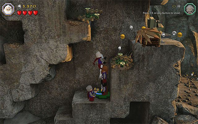 Zbuduj wieżę z krasnoludów i wdrap się na nią - Etap 15 (On the Doorstep) - Wspinaczka | Opis przejścia LEGO The Hobbit - LEGO The Hobbit - poradnik do gry
