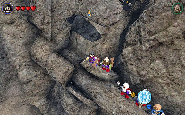 Okolice miejsca rozpoczęcia ostatniego etapu gry - Śródziemie - Dotarcie do skarbca Samotnej Góry | Opis przejścia LEGO The Hobbit - LEGO The Hobbit - poradnik do gry
