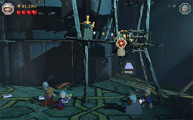 Trafiaj w tarczę strzałami z procy - Etap 16 (Inside Information) - Pokonanie Smauga | Opis przejścia LEGO The Hobbit - LEGO The Hobbit - poradnik do gry