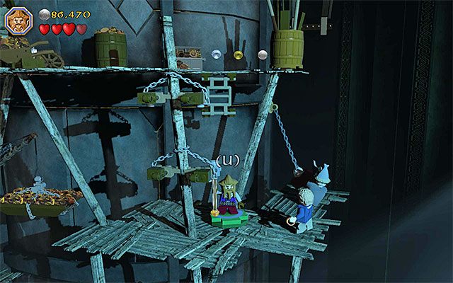 Miejsce, w którym Nori musi się zatrzymać - Etap 16 (Inside Information) - Pokonanie Smauga | Opis przejścia LEGO The Hobbit - LEGO The Hobbit - poradnik do gry
