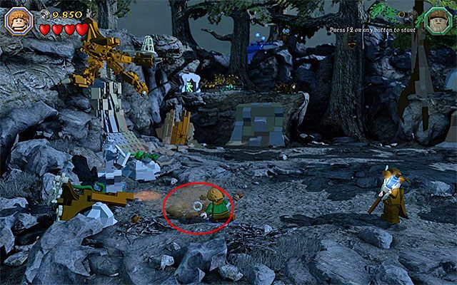 Klucz zakopano w ziemi - Etap 8 (Out of the Frying Pan...) | Główne etapy - Sekrety w LEGO The Hobbit - LEGO The Hobbit - poradnik do gry